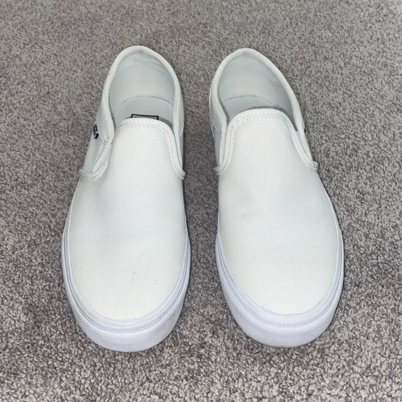 Vans Shoes - white vans size 7.5 in women’s